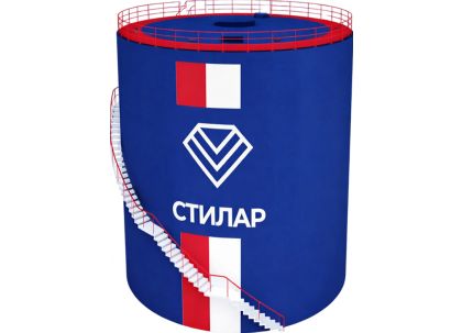 Цельносварной резервуар РВС 100 м
