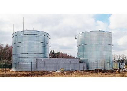 Резервуар 2500 м3 для воды РВС-2500