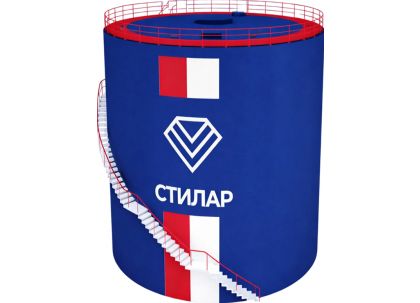 Вертикальный резервуар РВС 150 м3