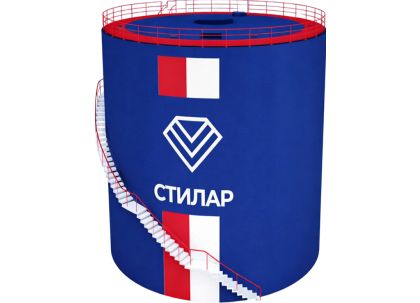 Цельносварной резервуар РВС 200 м3