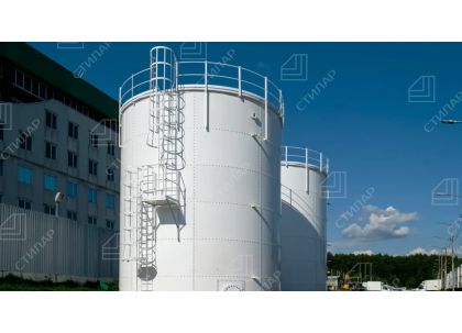 Цельносварной сборный резервуар РВС 200 м