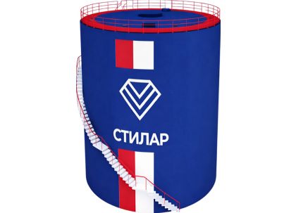 Цельносварной резервуар РВС 50 м3