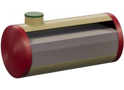 Гринлос Пожарный резервуар 40-2500 стеклопластиковый