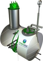 ГРИНЛОС Емкость стальная 10 м3 горизонтальная наземная с подогревом