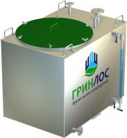 Емкость Гринлос Емкость стальная 1 м3 прямоугольная