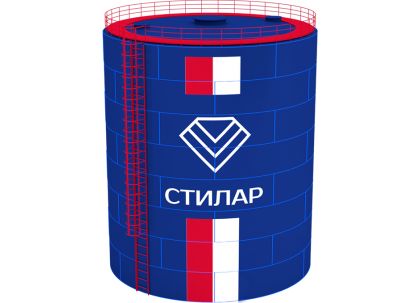 Цельносварной сборный резервуар РВС 200 м