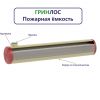 Гринлос Пожарный резервуар 90-3000 стеклопластиковый