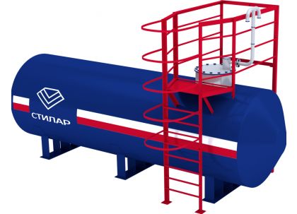 Резервуар горизонтальный стальной РГС 125