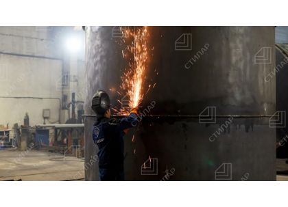 Цельносварной сборный резервуар РВС 200 м