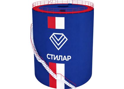 Цельносварной резервуар РВС 75 м